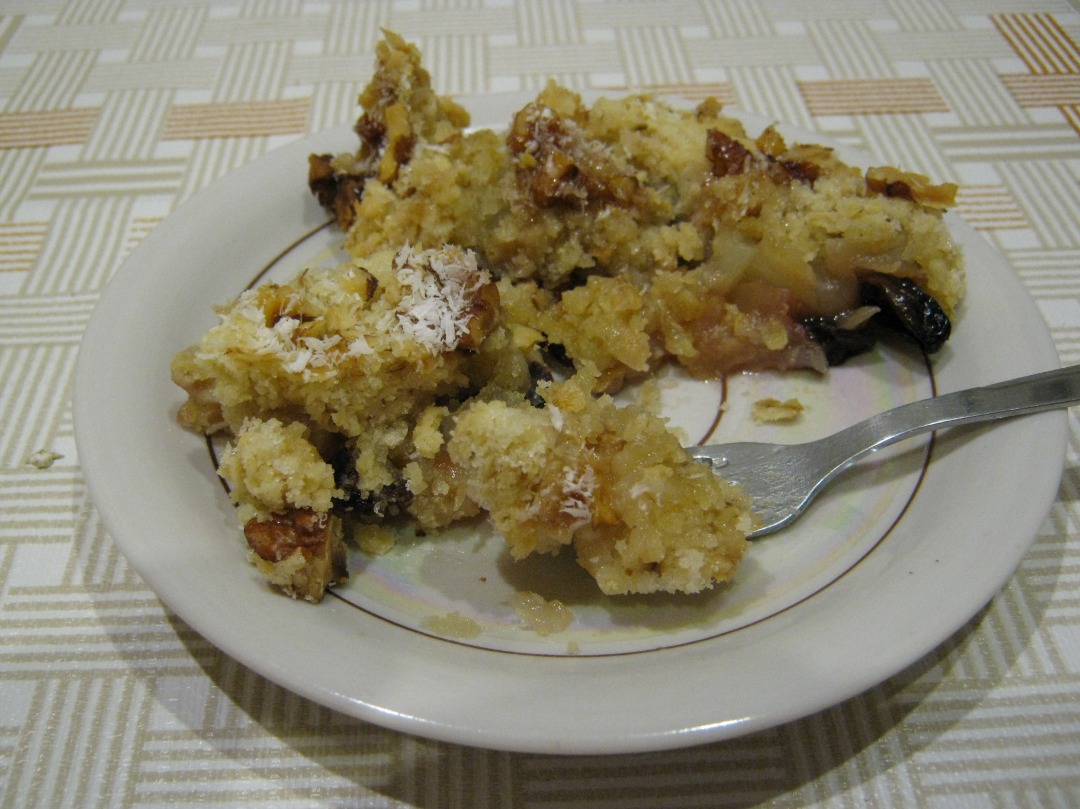 Яблочный крамбл
