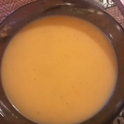 Сырный суп-пюре овощной