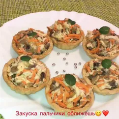 Рецепт очень вкусной и сытной закуски😋