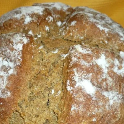 Ржано-пшеничный хлеб без дрожжей