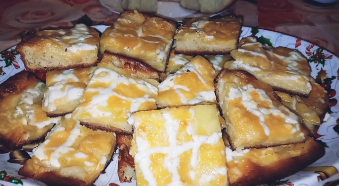 Открытый Картофельно-сырный пирог "Три чуда"