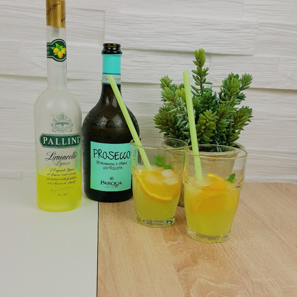 Коктейль Лимончелло спритц 🥂🍋