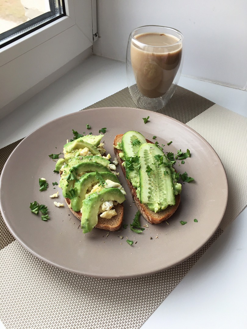 Тосты с авокадо 🥑