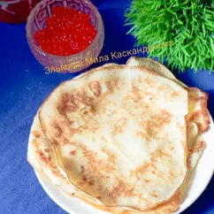 Блины тонкие на молоке 