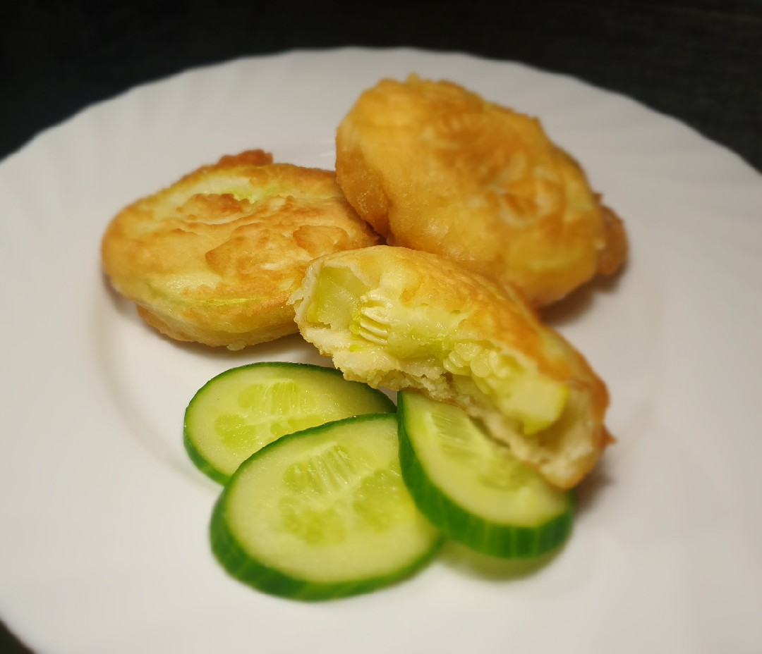Кабачки в чесночном кляре