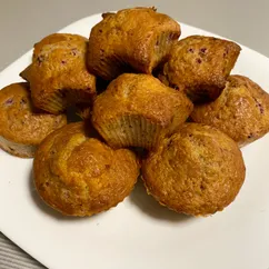 Маффины 🧁 с малиной и шоколадом🍫