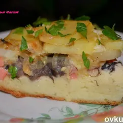 Очень вкусный пирог-перевертышь