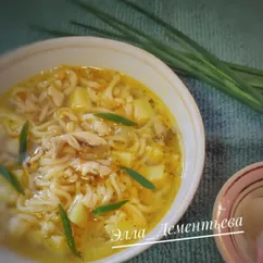 Суп с лапшой "Роллтон"