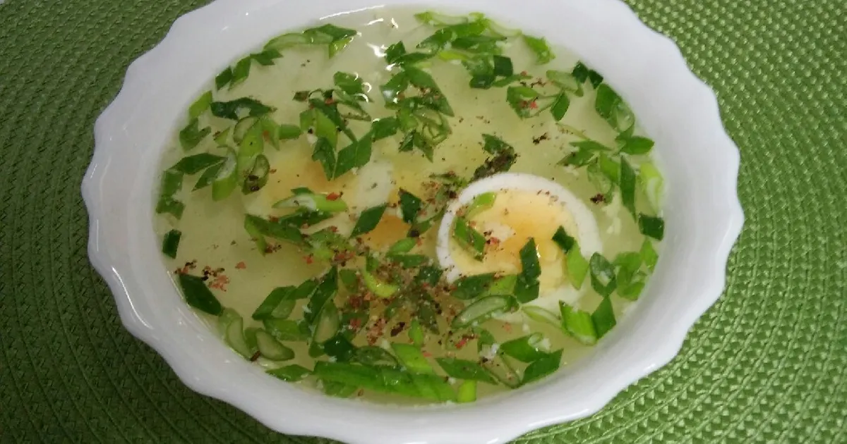 Куриный бульон с яйцом и зеленью рецепт с фото пошаговый от Marina ...