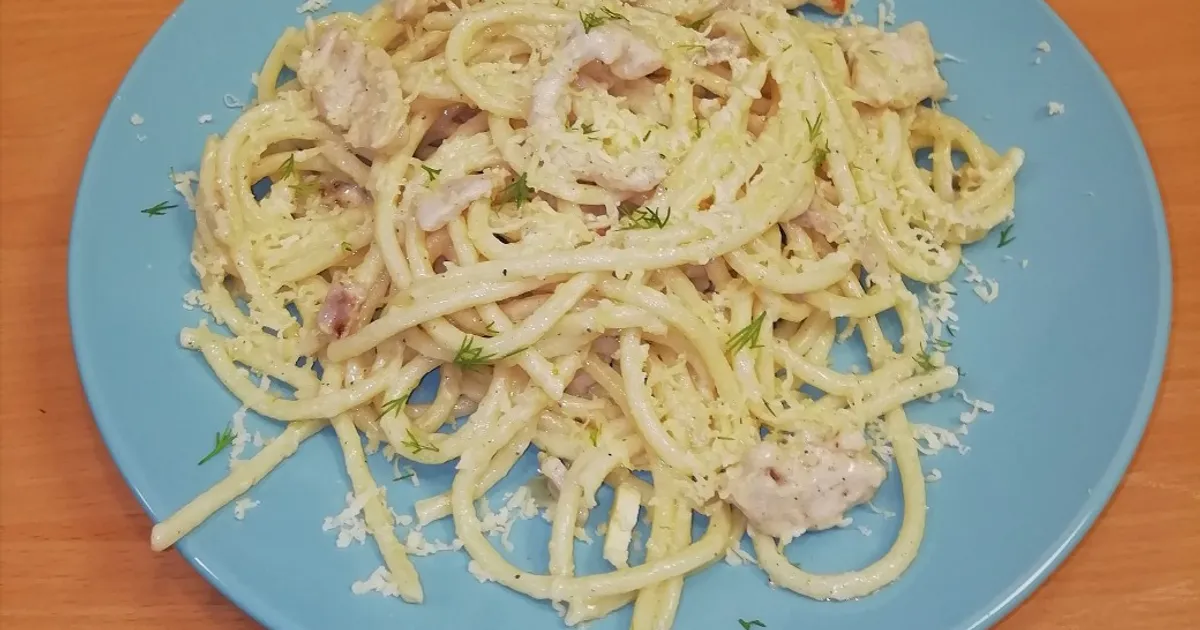 Букатини карбонара🍝 рецепт с фото пошаговый от Настасья Власова - Овкусе.ру