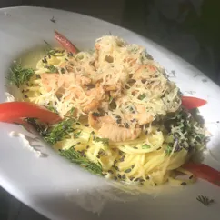 Рисовая 🍝 лапша с курицей