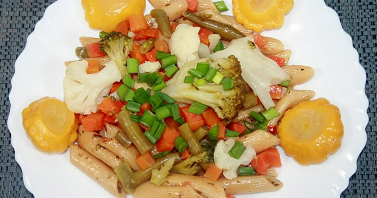 Постные макароны с овощами рецепт с фото пошаговый от Яна Мультиварка ...