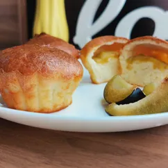 Творожные кексы со сливой🧁