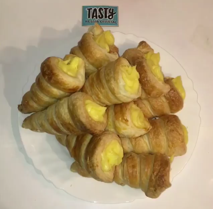 Трубочки с заварным кремом