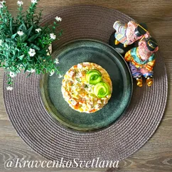 Салат Оливье на новогодний стол