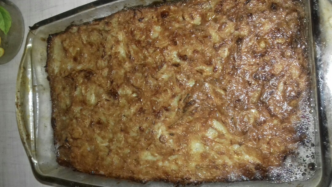 Капустная шарлотка по пп