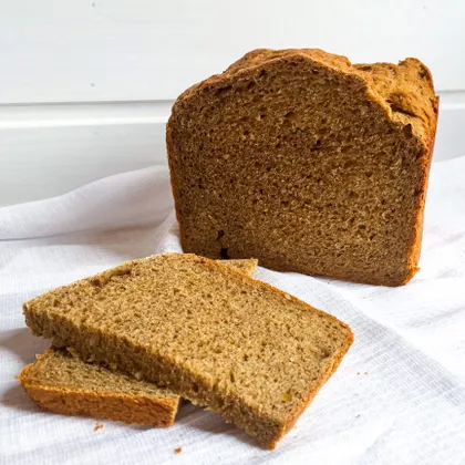 Пшенично-ржаной хлеб с орехами на простокваше в хлебопечке