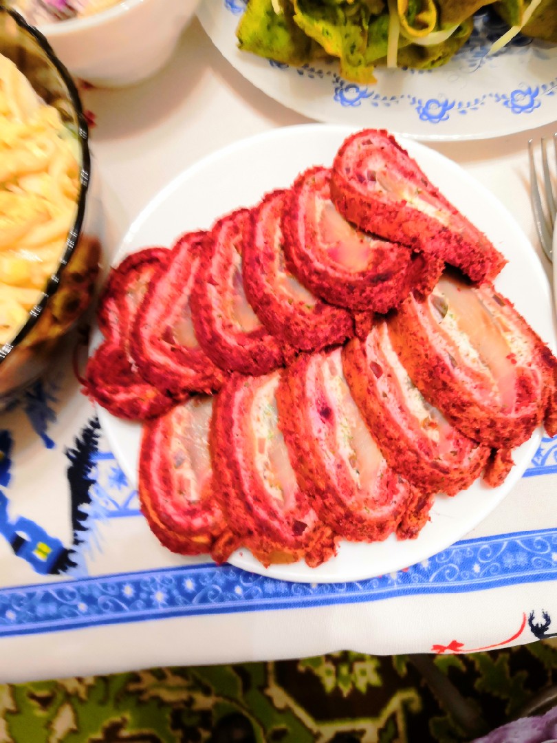 Рулет с селедкой