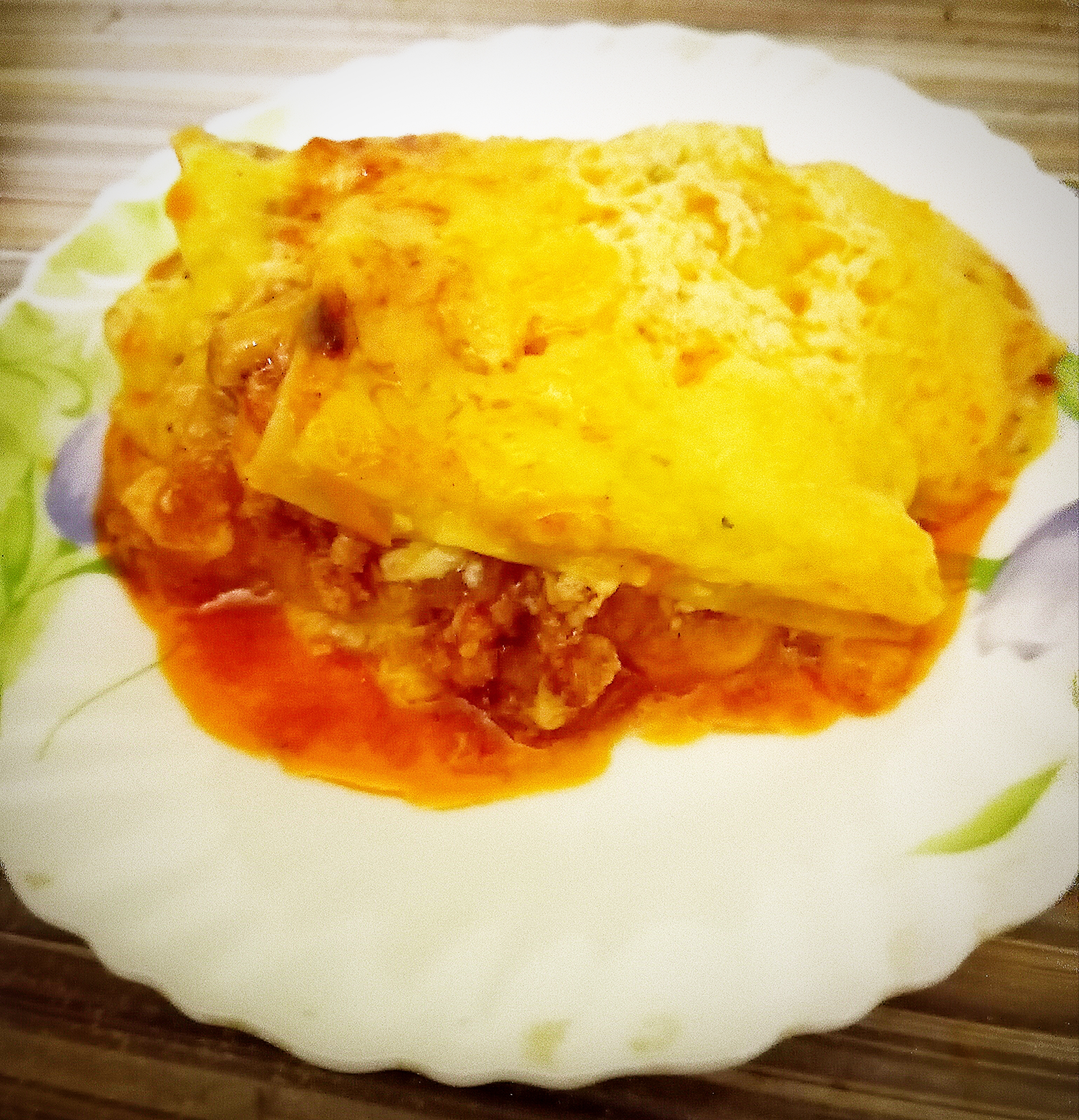 Лазанья с грибами