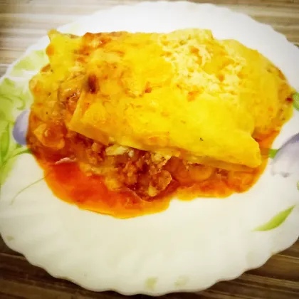 Лазанья с грибами