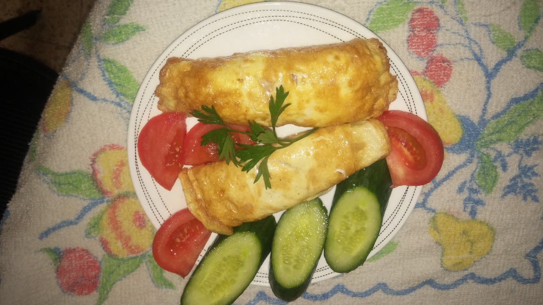 Бризоль с докторской колбасой