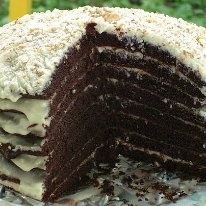 Шоколадный торт на кефире 'Ноченька'
