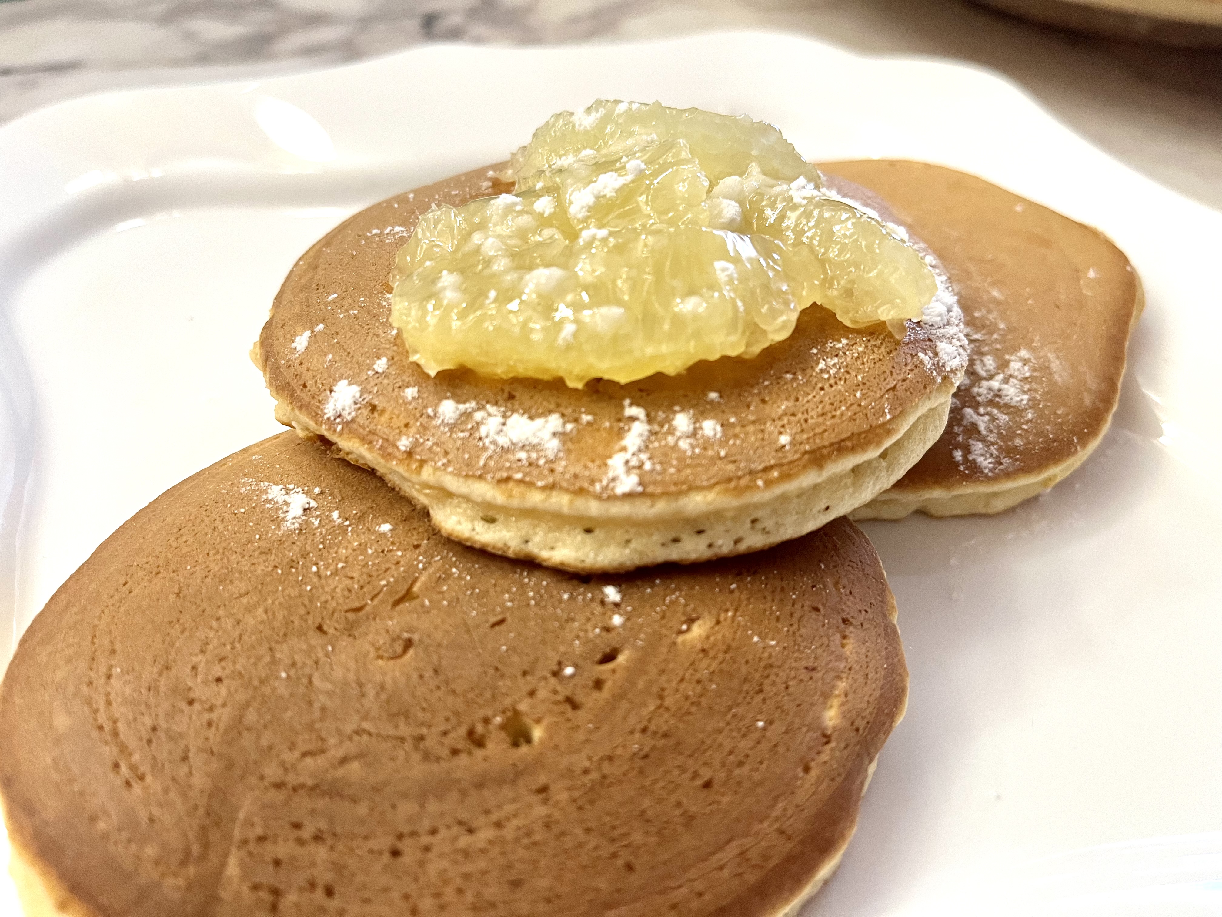 Японский панкейк с лимоном 