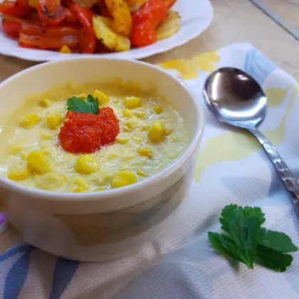 Суп-пюре из свежей кукурузы по рецепту Юлии Высоцкой