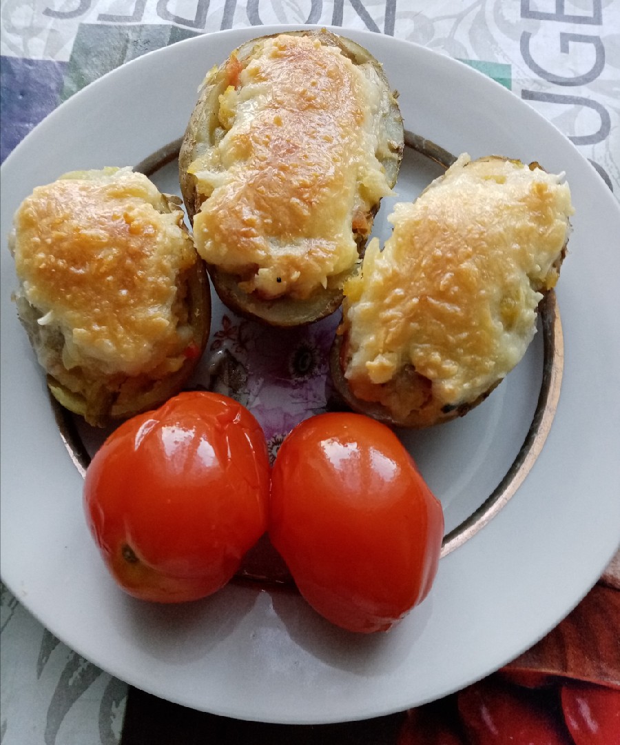 Картофельные лодочки