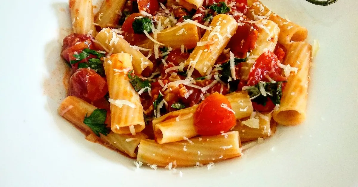 Паста Арабьята - рецепт автора Ксения Тычкова🏃‍♂️