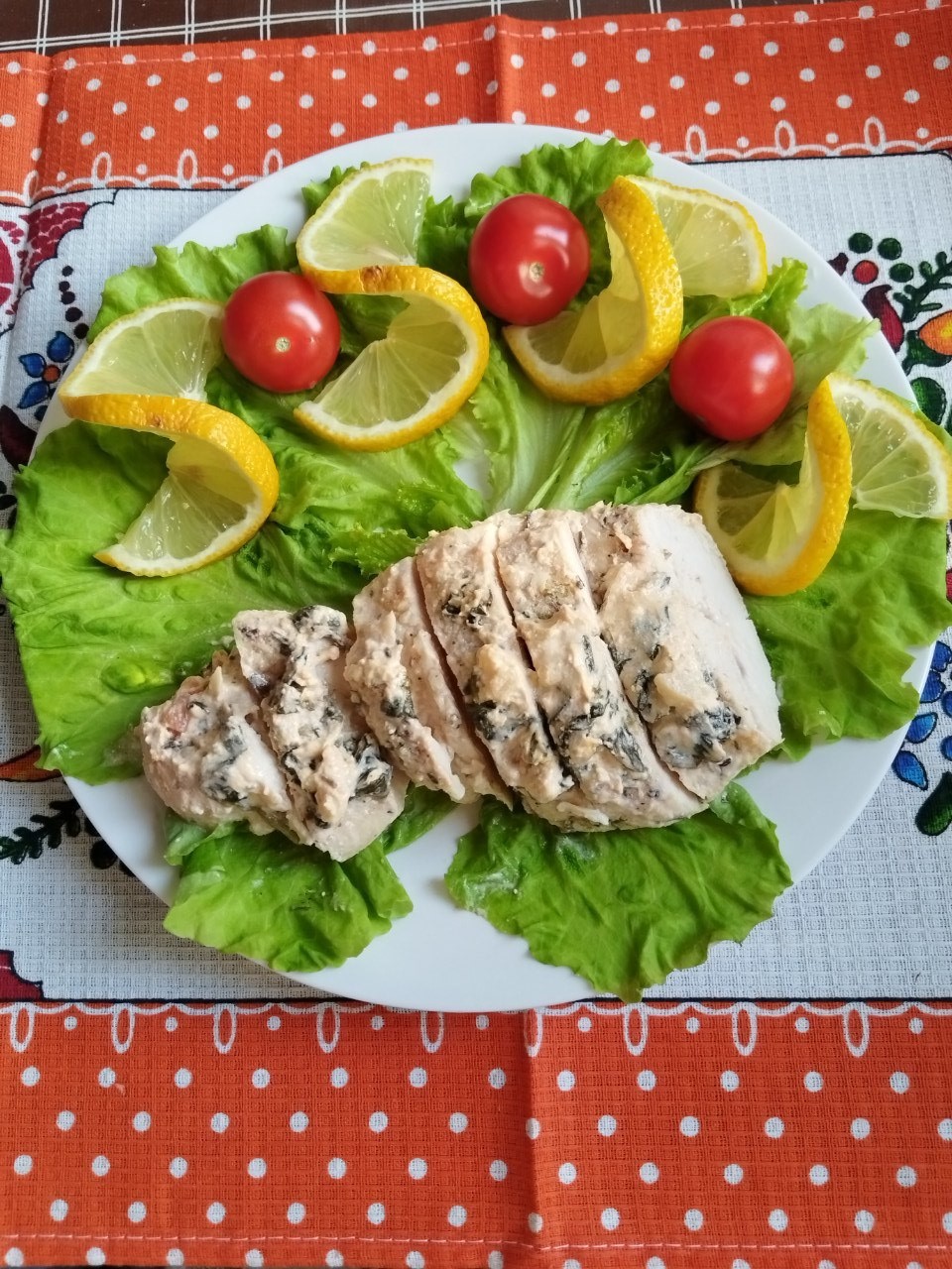 Курица в сливочном соусе по-тоскански 