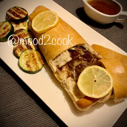 Рыба запечённая в хлебе под соусом Красное Вино | Rode Poon BBQ