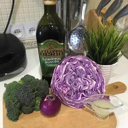 Фиолетовый салат с краснокочанной капустой 💜