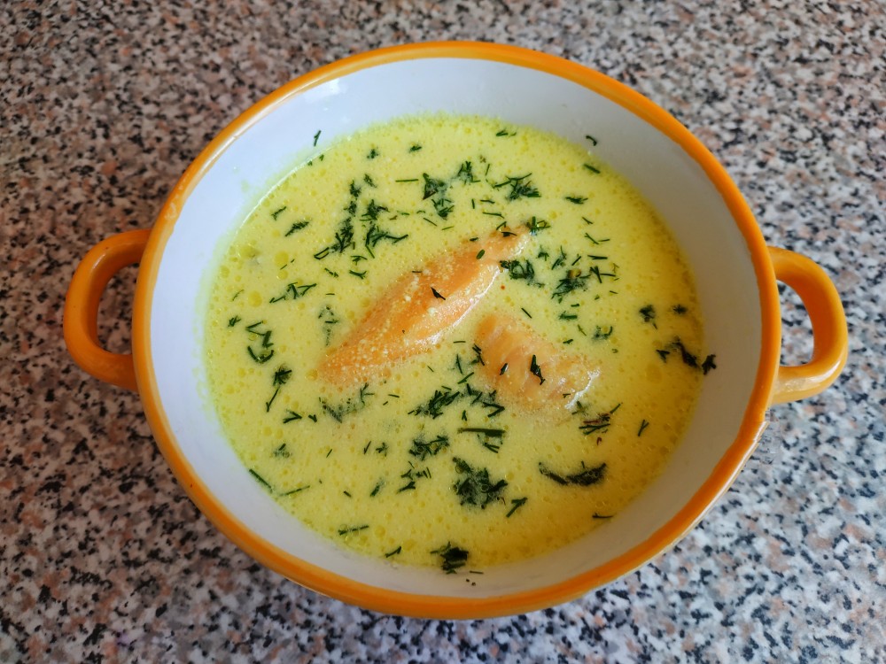 Суп из семги по-фински