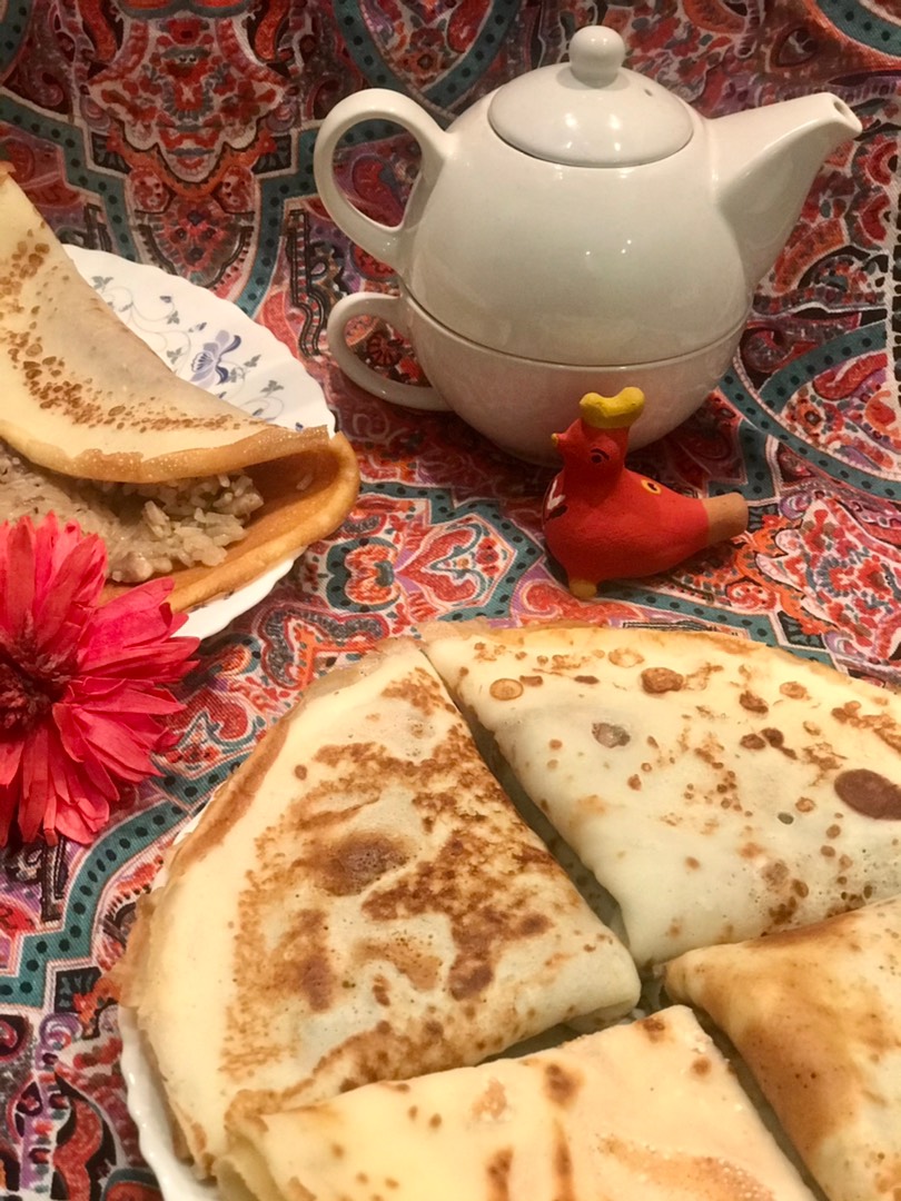 Рисовые блинчики с грибами рецепт с фото пошаговый от Кира Войнова 👩🏻‍🍳  - Овкусе.ру