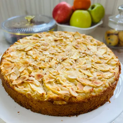 Творожно-яблочный пирог 