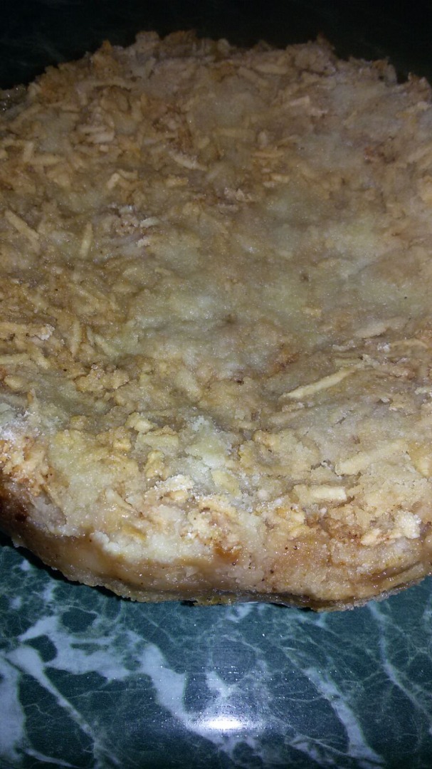 Пирог с яблоками насыпной