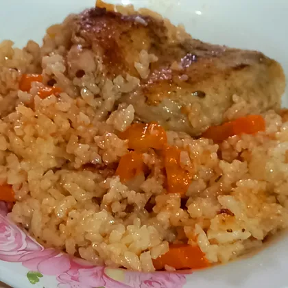 Курица с рисом и овощами