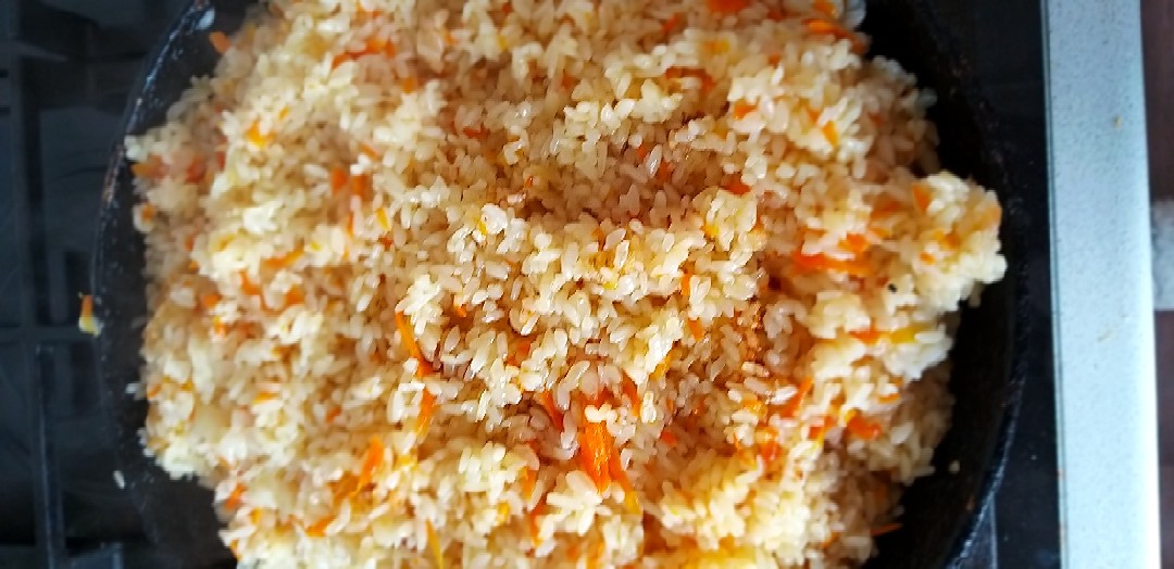 Цветной рис на гарнир. Рассыпчатый,вкусный
