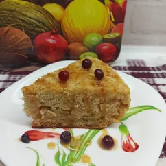 Шарлотка с яблоками в мультиварке