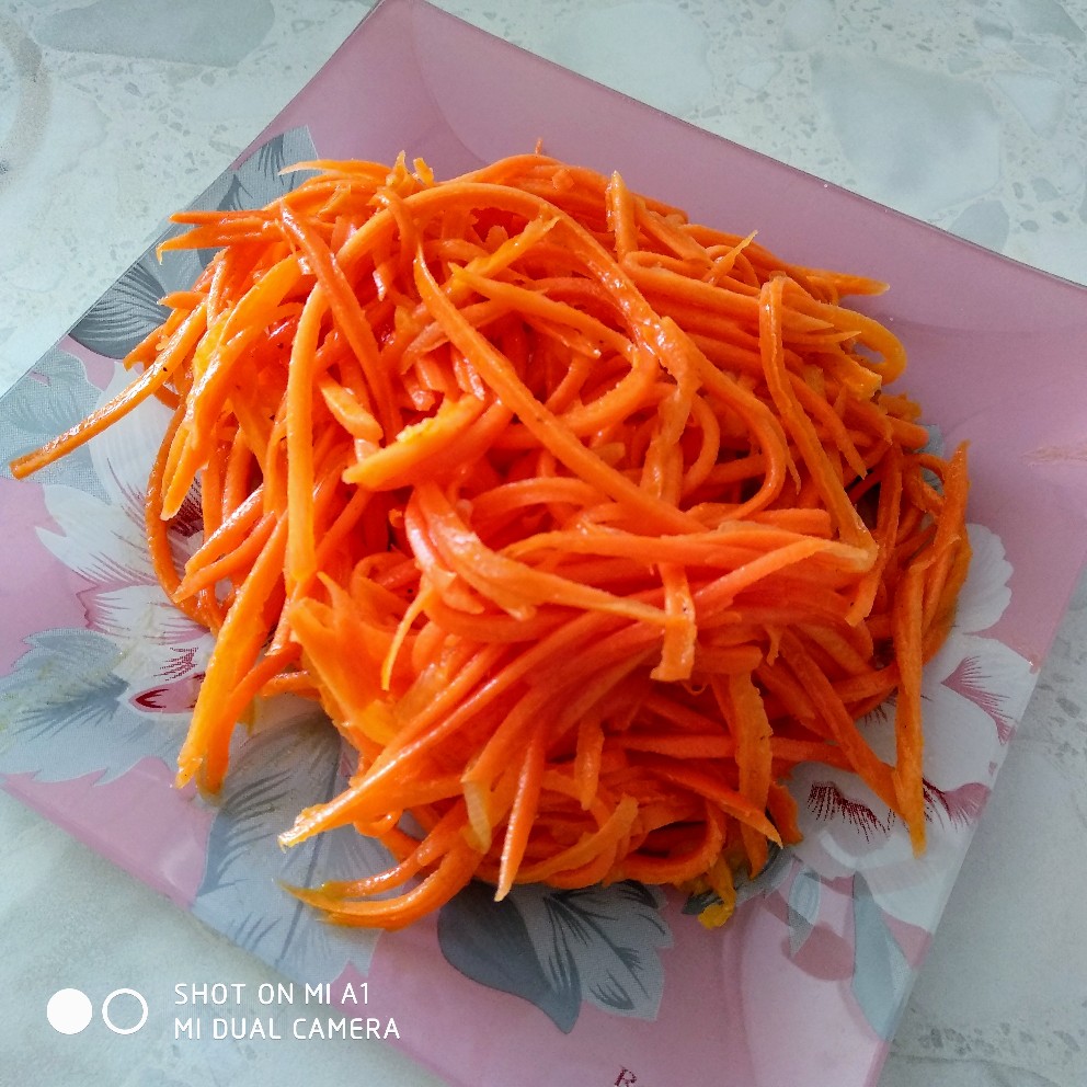 Морковь по-корейски (морковь-ча) фото-видео рецепт