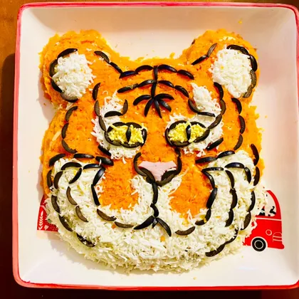 Тигр Новогодний (салат)