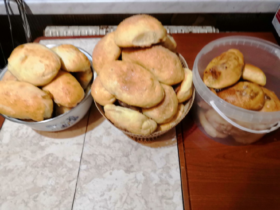 3 вида пирожков