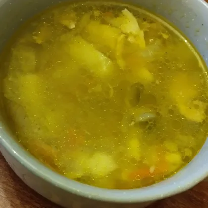 Суп грибной с клецками