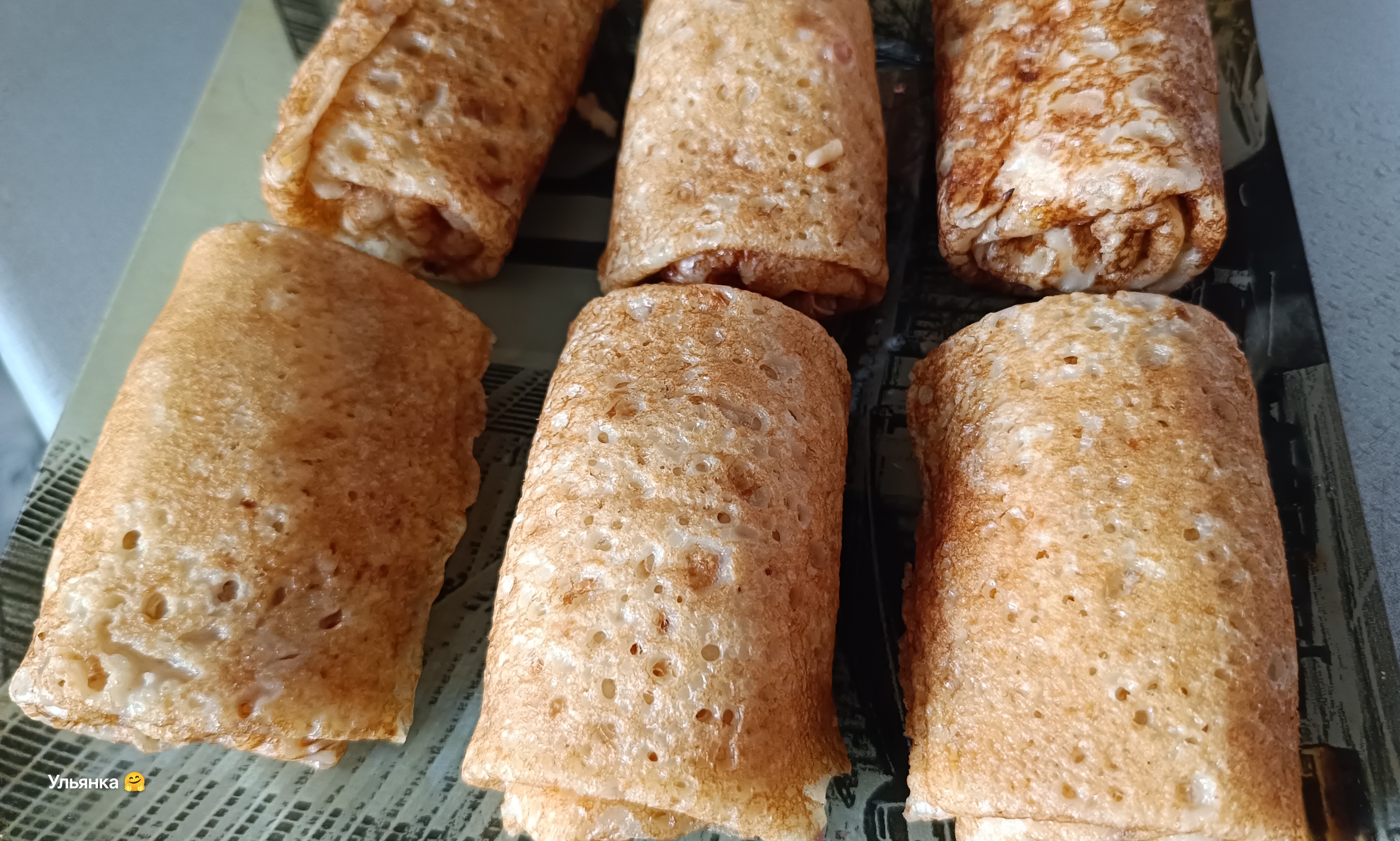 Блинчики с ветчиной и сыром
