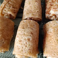 Блинчики с ветчиной и сыром