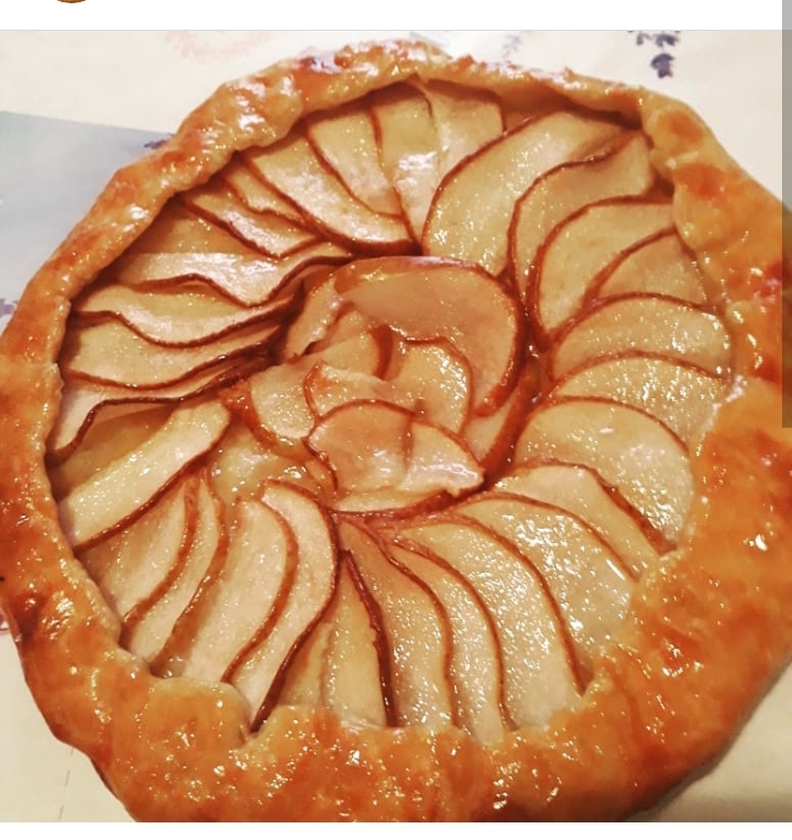 Галета с грушей и персиком🍐🍑