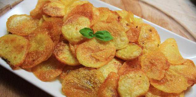 Домашние чипсы из картофеля и других овощей