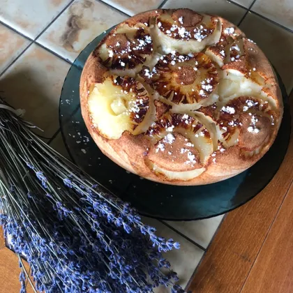 Пирог с ананасом в мультиварке