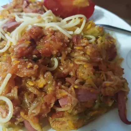 Соус из кабачков для спагетти